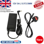 12v Bush Bled24fhdl8dvd 24" Lcd / Led Tv Power Supply Adapter Mains Cable Good