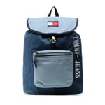 Ryggsäck Tommy Jeans Tjm Heritage Denim Flap Backpack AM0AM11108 Blå