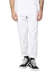 Dickies Trousers White White 33W x 32L