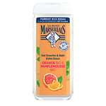 Le Petit Marseillais - Gel Douche & Bain Extra Doux Orange Bio & Pamplemousse Bio (flacon de 650 ml) – 92% d'ingrédients d'origine naturelle – pH neutre pour la peau et sans colorant