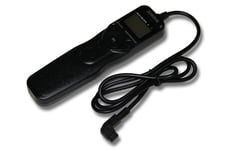 vhbw Télécommande déclencheur avec câble compatible avec Sony Alpha SLT-A65V, SLT-A65VK, SLT-A65VM, SLT-A65VY appareil photo+ minuterie