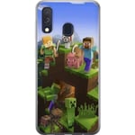 Samsung Galaxy A40 Skal / Mobilskal - MineCraft