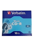 Verbatim 43365 - Jewel Case 10pz Cd-R Audio 80min Music Life Plus