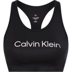 Calvin Klein BH Sport Essentials Medium Support Bra Svart polyester X-Large Dam