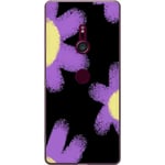 Sony Xperia XZ3 Transparent Mobilskal Blomsterskrud