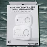 FireAngel FA6813 Carbon Monoxide Detector & Alarm with...  Twin pack