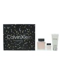 Calvin Klein Mens Euphoria Men Eau de Toilette 100ml + 15ml + Aftershave Balm Gift Set - One Size