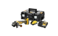 Vinkelslip DeWalt DCG409H2T-QW; 18 V; 2x5,0 Ah batt.