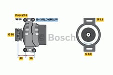Generator Bosch - Mercedes - Sprinter, W202, W638