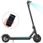 SILOLA Foldable Electric Scooter, E-Scooter with APP 8.5Inch Honeycomb Tires 18.6 Miles Long Range Up To 15.5 MPH Commuting Scooter
