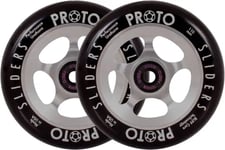 Proto Sliders Sparkesykkel hjul 2-Pakning (110mm - Black On Raw)