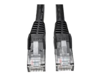 Eaton Tripp Lite Series Cat6 Gigabit Snagless Molded (UTP) Ethernet Cable (RJ45 M/M), PoE, Black, 7 ft. (2.13 m), 50-Piece Bulk Pack - Cordon de raccordement - RJ-45 (M) pour RJ-45 (M) - 2.13 m -...