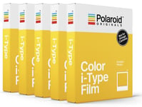 Film Instantané Polaroid Originals Couleur Cadre blanc pour I-1 et Polaroid Originals OneStep 2 x 5