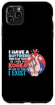 Coque pour iPhone 11 Pro Max Fan de Kpop Idol J'ai un petit ami K Drama Lover I Love Korea