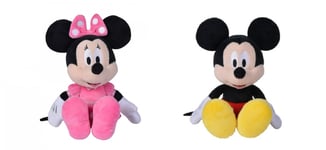 Disney - Minnie & Mickey Mouse Bamse(25 cm)