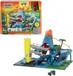 Matchbox Action Drivers Volcano Escape Playset, Toy Cars, Sounds, Lights HHT06