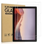 [2 Pack] KATUMO Screen Protector for Microsoft Surface Pro 7 12.3" Tempered Glass Film Protective Screen for Surface Pro 7/6/5/4