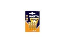 Varta Longlife Extra batteri - 4 x AAA - Alkalisk