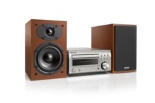 Micro Chaîne Denon D M41 DAB Bluetooth Argent et Bois