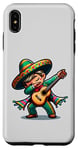 Coque pour iPhone XS Max Mariachi Costume Cinco de Mayo avec guitare pour enfant