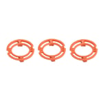 Cinnyi 3PCS Shaver Razor Retaining Lock-Ring Orange Blade Retaining Rings for Philips Norelco Series 7000 9000 RQ12 Models