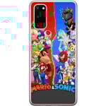 Samsung Galaxy S20 Genomskinligt Skal Super Mario