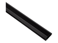 Hama Aluminium Cable Duct - Gaine pour câble - 1.1 m - noir