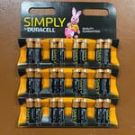 24 Duracell AA Power Alkaline Batteries Economy Pack LR6 Battery Longest Expiry