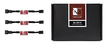 Noctua NA-SRC10, 3 Pin Low-Noise Adaptor Cables for PC fans (Black)