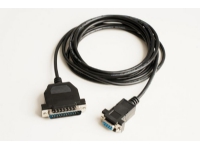 Seriell kabel DB9-DB25 1,8M F/M svart