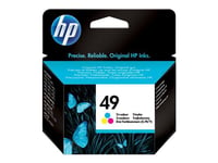 HP 49 - 22.8 ml - couleur (cyan, magenta, jaune) - originale - cartouche d'encre - pour Deskjet 656; Officejet 500, 520, 570, 580, 590, 600, 610, 63X, 700, 710, 72X; psc 370, 380