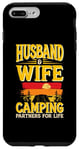 Coque pour iPhone 7 Plus/8 Plus Mari et femme Camping Partners For Life Sweet Funny Camp