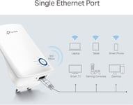TP-Link WiFi Extender Booster, Universal Dual Band 300 Mbps WiFi Range Extender