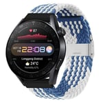 Flettet elastisk armbånd Huawei Watch 3 Pro (48mm) - bluewhite
