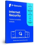 F-SECURE INTERNET SECURITY (SAFE) 1 VUOSI, LAITTEELLE (FCFYBR1N001FI)