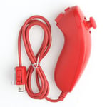Manette Nunchuk Filaire pour Wii U Rouge