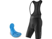 Rockbros Rk2002xl Korta Cykelbyxor Med Hängslen Med Xl-Insats - Sort