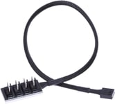 Cable r¿¿partiteur de ventilateur PWM 4 broches pour PC 37 cm de long