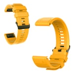 Garmin Fenix 6X / 6X Pro / Fenix 5X / Fenix 5X Plus silicone watch band - Yellow