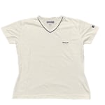 Reebok Womens Classic Lined Collar T-Shirt - White - UK Size 12