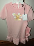 Juicy Couture Girls Dress Set Age 9-12  Months New Tags Pink Three Items