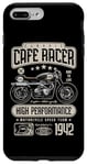 Coque pour iPhone 7 Plus/8 Plus Café Racer Moto Anniversaire Motard Né en 1942