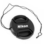 LC-49 Centre Pinch lens cap for Nikon Lenses fit 49mm filter thread - UK SELLER