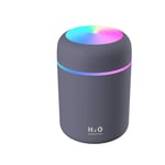 Hylotele 300mL Car Mist Humidifier Diffuser Portable Colorful Night Light Quiet Auto-Shut Off 2 Mist Modes Humidifier Essential Oil Diffuser Cool Desktop USB Powered Humidifier for Home Office Bedroom