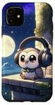 iPhone 11 Kawaii Owl Headphones: The Owl's Rhythm Case