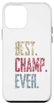 iPhone 12 mini Vintage Best Champ Ever Retro Funny Quotes Fathers Day Case