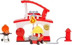 Little Tikes Let’s Go Cozy Coupe Fire Station Playset For Tabletop & Floor Pl