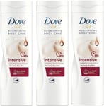 Dove Body Love Intense Care Body Lotion for Very Dry Skin 250Ml, Pack of 3