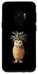Coque pour Galaxy S9 Hibou ananas