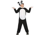 Atosa-24383 Costume-Déguisement Panda 10-12 Ans, 24383, Negro, 140 cm
